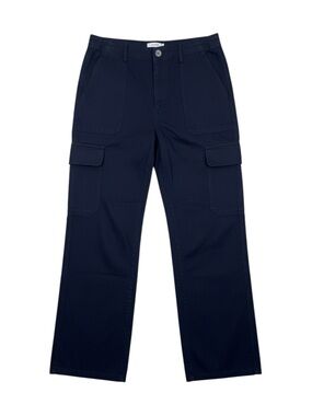 Zara Black Cargo Pants Straight Leg Utility Women’s US 8